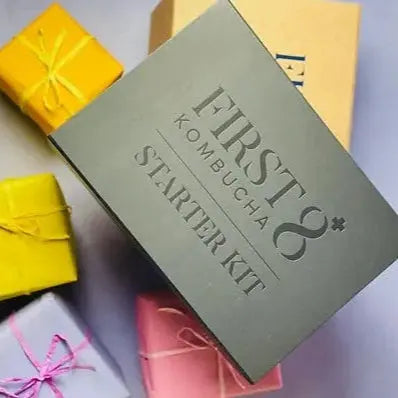 FIRST8 Kombucha Starter Set | inklusive Kombucha Pilz (SCOBY) und 300ml Starterkultur FIRST8 Manufaktur GmbH